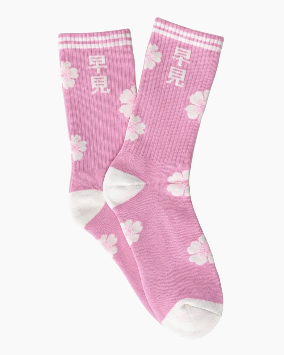 Summer Pink Socks